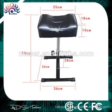 Permanent adjustable height tattoo arm rest, fashion design makeup/massage tattoo chair leg rest